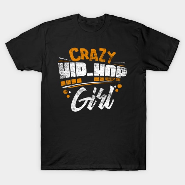 Hip Hop Girl T-Shirt by Teeladen